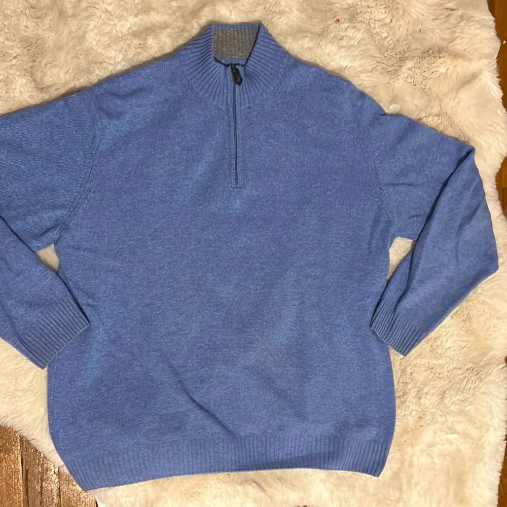 Bayard 1925 XL blue men’s collar-zip up